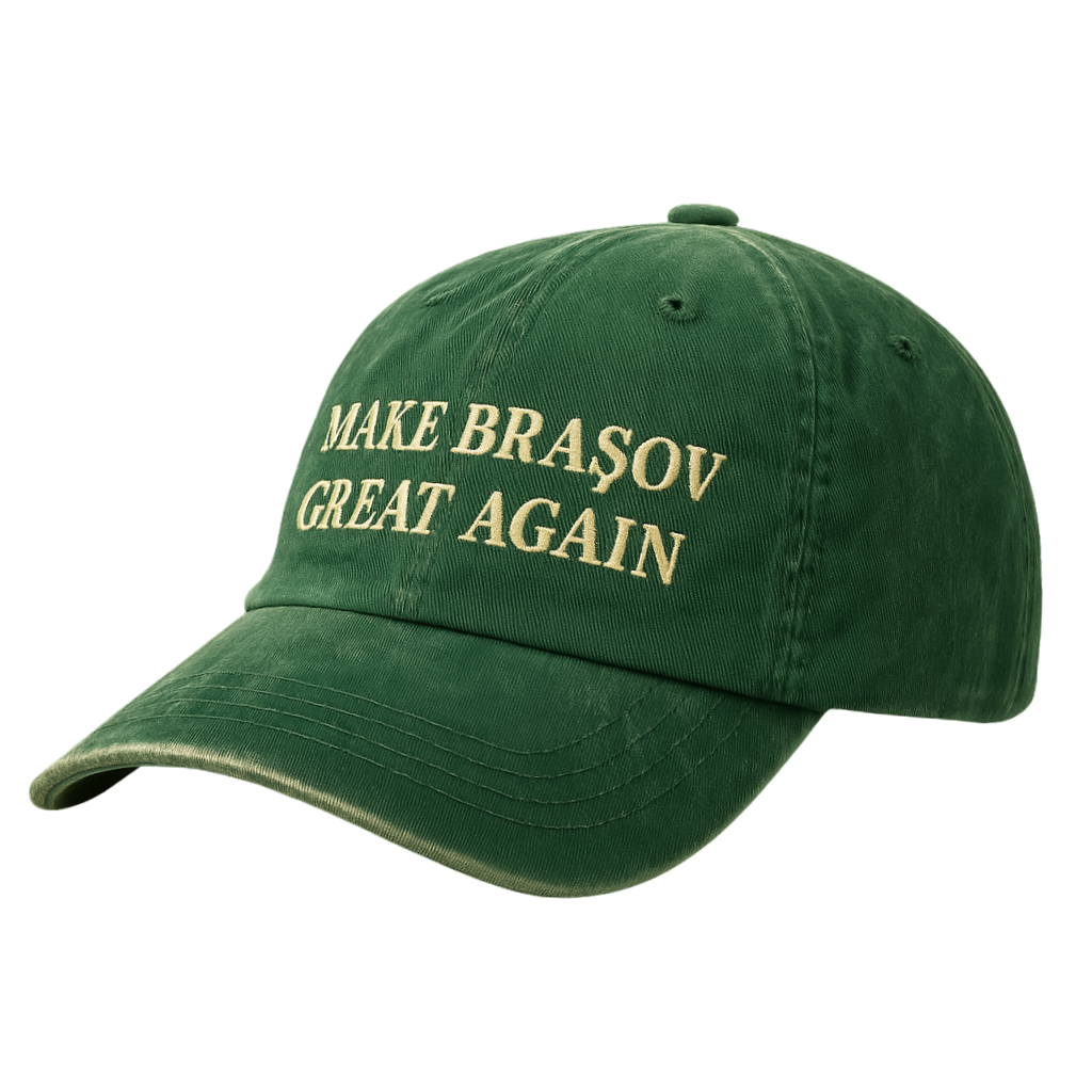 Șapcă "MAKE BRAȘOV GREAT AGAIN" Verde