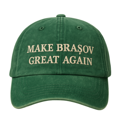 Șapcă "MAKE BRAȘOV GREAT AGAIN" Verde