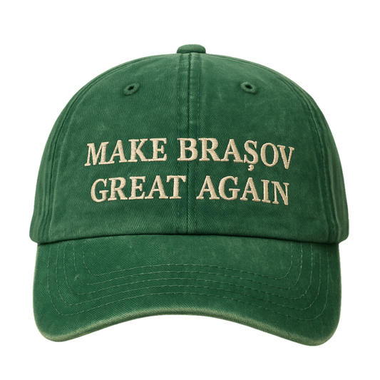 Șapcă "MAKE BRAȘOV GREAT AGAIN" Verde