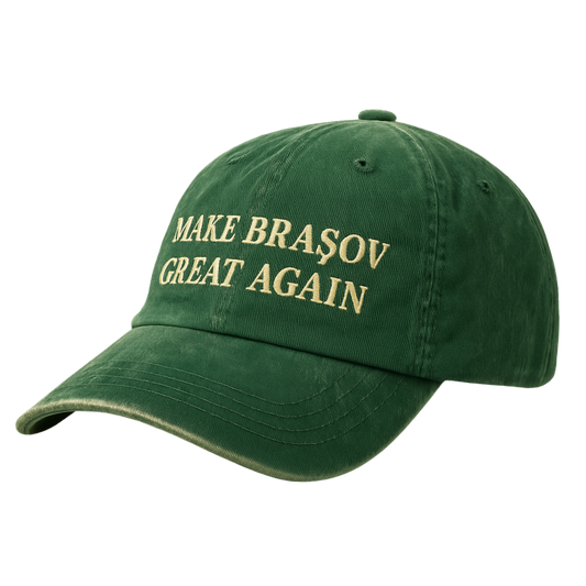 Șapcă "MAKE BRAȘOV GREAT AGAIN" Verde
