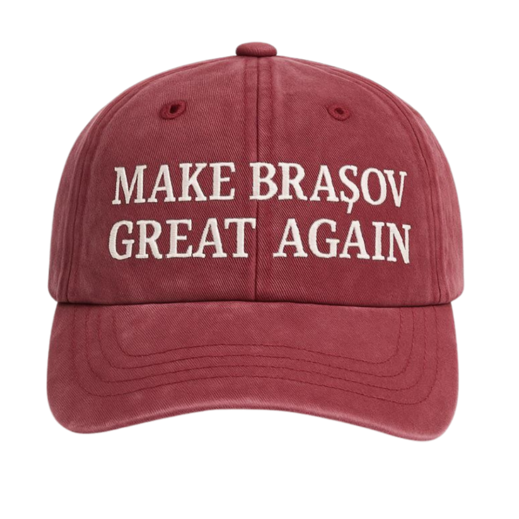 Șapcă "MAKE BRAȘOV GREAT AGAIN" Roz
